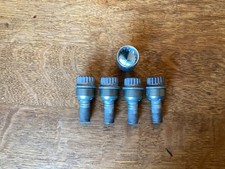 Set 4 Original Porsche Locking Lug Nuts with Key picture
