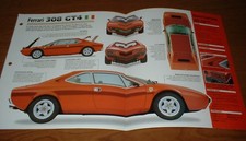 1977 Ferrari 308 GT4 Spec Sheet Brochure Poster Print Photo 77 73-80 GT picture