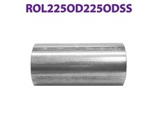2 1/4” 2.25 OD x 2 1/4” OD Stainless Exhaust Component Component Insert Coupling picture