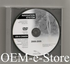 2004-2009 Jaguar XJ8 XJ-R Vanden Plas XJ V8 Navigation DVD U.S CAN Map Genuine picture
