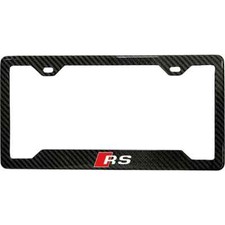 AUDI RS 100% REAL CARBON FIBER CAR LICENSE PLATE FRAME ZISDESIGN picture