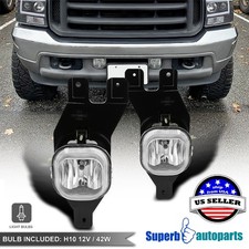Fits 1999-2004 Ford 99-04 F-250 F-350 Super Duty Fog Lights Driving Lamps picture