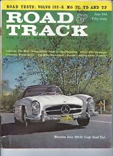 1961 Mercedes Benz 300-SL and Volvo 122-S tested in vintage Road & Track picture