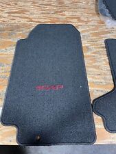 New 2006-2009 OEM Pontiac Solstice Front Floor Mat Set Black With Red GXP Logo picture