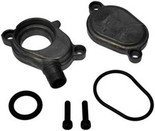 Fit 03-07 F250 F350 F450 F550 04-10 E250 E350 E450 6.0 Oil Cooler Housing Outlet picture