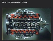 Ferrari 550 Maranello V-12 Engine Factory Car Poster/Extremely Rare O/P Own It picture