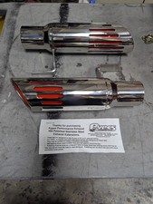 1971-74 Roadrunner Charger 2.5”inch Stainless slotted tips. New  By Pypes  picture