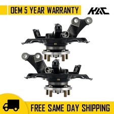 Both Front Steering Knuckle Wheel Hub Bearing Fit For 03-06 07-08 Toyota Matrix picture