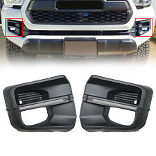 Fog Light Covers Bezels For 2016-2023 Toyota Tacoma TRD Pro Left&Right Pair Side picture