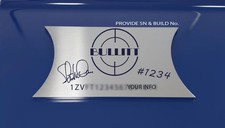 Engraved Dash Plaque Custom Fit for 05-09 Mustang Bullitt Interior picture