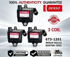 3X GENUINE OEM TOYOTA 4RUNNER TACOMA TUNDRA T100 3.4L IGNITION COIL 90919-02212 picture