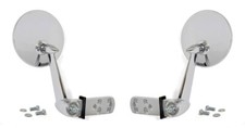 NEW 1953 - 1966 F-100 Pick Up Truck Chrome Outside Mirror  F250 F350 Set of 2 picture