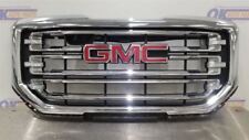 17 GMC SIERRA 1500 SLT COMPLETE GRILLE ASSEMBLY CHROME picture