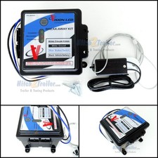VISION LED Trailer Electric Break Away Brake Kit 12V Battery Charger Breakaway picture