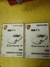 1989 Porsche 911 Carrera 4 Service Information Manual picture