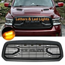 Rebel Style Grille Fit for 2013 - 2018 Dodge Ram 1500 Front Bumper Grill Letters picture