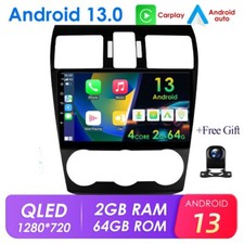 For Subaru XV Crosstrek 2012-2014 Android15 64GB Car Stereo GPS + Backup Camera picture