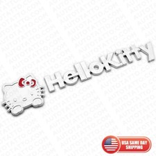 Girl Ladies Cute Hello Kitty Auto Car 3D Sticker Emblem Badge Decal OEM ABS picture