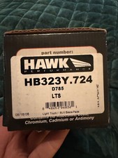 Hawk Performance LTS Front Brake Pads - HB323Y.724 (D785) - NEW IN BOX picture