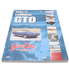 Year One LeMans GTO 1964-72 Catalog 2003 Restoration Parts & Accessories picture
