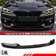 Gloss Black Front Bumper Lip Splitter For 14-20 BMW 4Series F32 F33 F36 M Sport picture