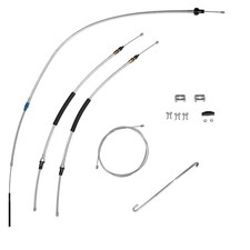 Parking Brake Cable Kit Complete 1968-74 Nova Ventura Omega Apollo OE Steel picture