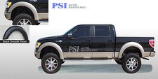 Black Paintable Extension Style Fender Flares 2009 - 2014 Ford F-150 ; Full Set  picture
