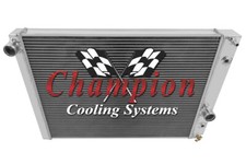 2 Row Kool Champion Radiator for 1989 - 1996 Chevrolet Corvette V8 Engine picture
