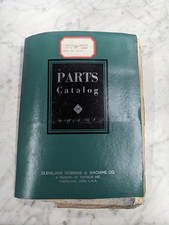 CLEVELAND HOBBING MACHINE PARTS LIST BOOK MANUAL CATALOG CHURCHILL REDMAN LATHE picture