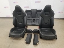 14 2014 AUDI RS5 CONVERTIBLE COMPLETE INTERIOR SEAT SET BLACK LEATHER  picture