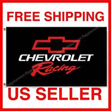 Chevrolet Racing 3x5 ft Premium Banner Flag Corvette Camaro Chevy Car Truck Sign picture