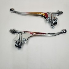 CHROME BALL END TRIUMPH MOTORCYCLE CLUTCH & BRAKE LEVERS   FITS 7/8