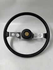 Super RARE VTG 1973 Nissan Cherry X-1R E10 Wooden Steering Wheel 2 Spokes JDM picture