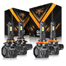 AUXBEAM Q40 30000LM 120W LED Headlight Bulbs H11 9005 9006 9007 H7 Super Bright picture