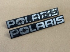 1985-1987 Polaris 5430724 Hood Emblems Nameplates Logos Indy 600 Indy 400 Trail picture