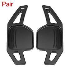 Pair Black Steering Wheel Shift Paddle Cover for Audi A3 A5 A6 A7 picture