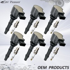 6X OEM Ignition Coil+Iridium Spark plugs Pack For Mercedes-Benz C300 E350 UF535 picture