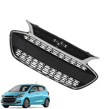 For Chevrolet Spark 2019-2022 Front Bumper Upper Grille Black & Chrome 42687998 picture