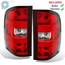 Pair Tail Lights For Chevy Silverado 1500 2500 HD 2007-2013 Rear Brake Lamps L+R picture
