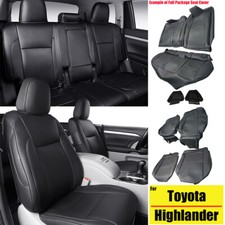 (All inclusive Custom)Car 8-Seat Covers Cushion For Toyota Highlander 2014-2019 picture