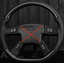 Carbon Fiber Custom Steering Wheel for 03 04 05 06 07 08 09 TrailBlazer SS TBSS picture