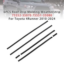 6PCS Roof Drip Molding Weatherstrip 75552-35070 75551-35080 For Toyota 4Runner picture