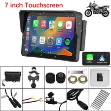 7Inch Motorcycle Navigation GPS Wireless Carplay Android Touch Screen + TPMS picture