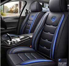Fundas para asientos de autos, material cuero sintetico, full set, universales. picture