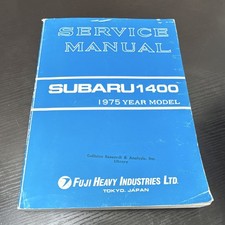 1975 Subaru 1400 Factory Service Manual 1975 Year Model Fuji Heavy Industries picture