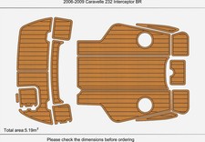 2007 Caravelle 232 Interceptor BR Anti-slip Custom EVA marine deck flooring mat picture