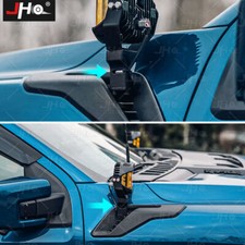 CNC Aluminum A-Pillar Ditch Light Brackets For 2022-2026 Ford F-150 Raptor picture