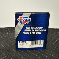 Carquest Water Pump T1195 New Replacement Pump NWP120-4420 Fits Many Models picture