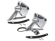 1967-70 FORD GALAXIE 500 XL CHROME DOOR MIRRORS w/REMOTE PAIR LH&RH KIT picture