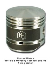 8 Coated Pistons 49 50 51 52 53 Mercury 255 V8 NEW picture